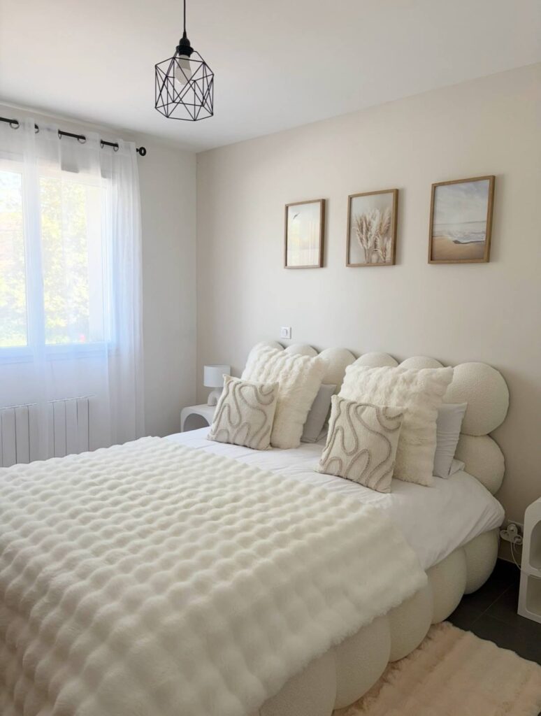 Chambre aux tons lin